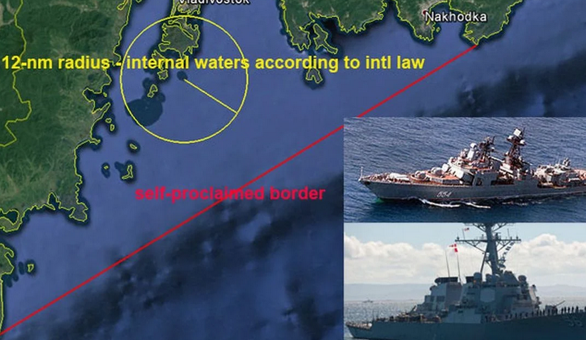 Επικίνδυνο επεισόδιο μεταξύ ρωσικού και αμερικανικού πολεμικού ναυτικού