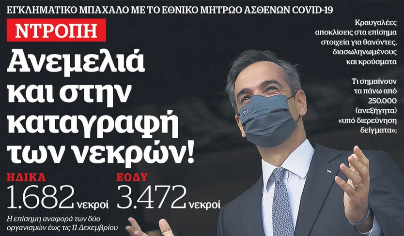 Νεκροί κορονοϊού:Ανέμελος αγκαλιά με το χάος