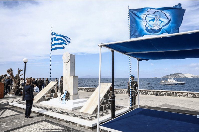 Σακελλαροπούλου: Στη Νίσυρο για τα 75 χρόνια από την ενσωμάτωση των Δωδεκανήσων
