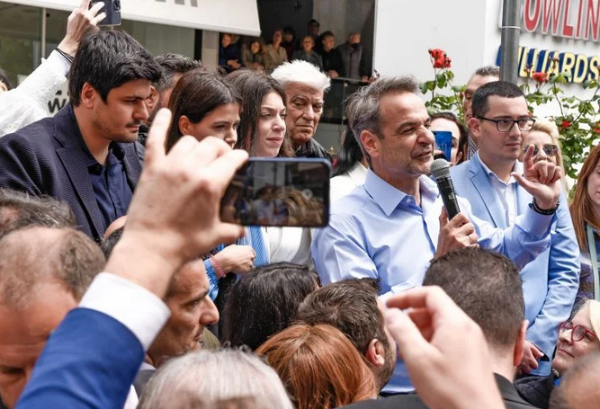 Μητσοτάκης από Κηφισιά: Η ΝΔ είναι με την Πρωτομαγιά και ο Τσίπρας είναι με την Πρωταπριλιά