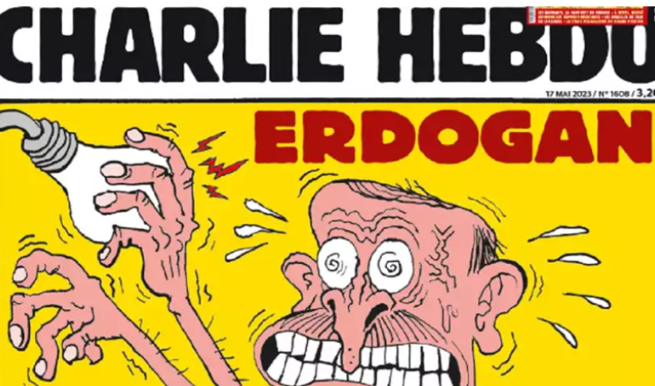 Σάλος στην Τουρκία με σκίτσο του «Charlie Hebdo» που δείχνει τον Ερντογάν να παθαίνει ηλεκτροπληξία!