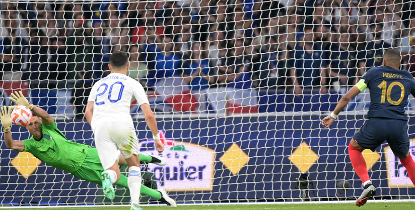 Προκριματικά Euro 2024, Γαλλία-Ελλάδα 1-0