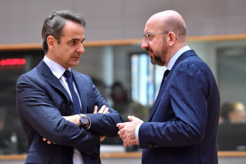 Σαρλ Μισέλ προς Μητσοτάκη: Η ΕΕ στηρίζει την Ελλάδα στη μάχη κατά των πυρκαγιών
