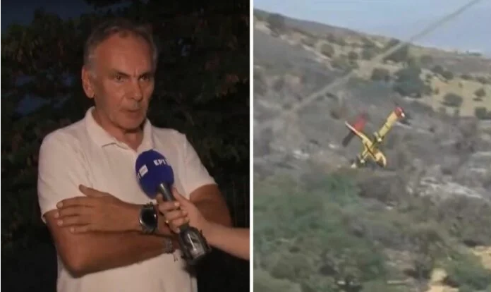 «Αυτό το πλάνο θα με στοιχειώνει» – Σοκαρισμένος ο εικονολήπτης της ΕΡΤ που κατέγραψε τη μοιραία συντριβή του Canadair