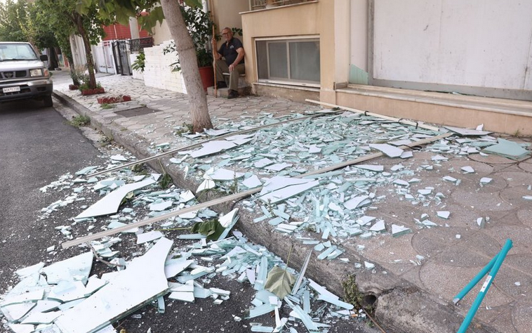 Νέα Αγχίαλος μετά τις εκρήξεις: Βομβαρδισμένο τοπίο σε μια πόλη «φάντασμα»
