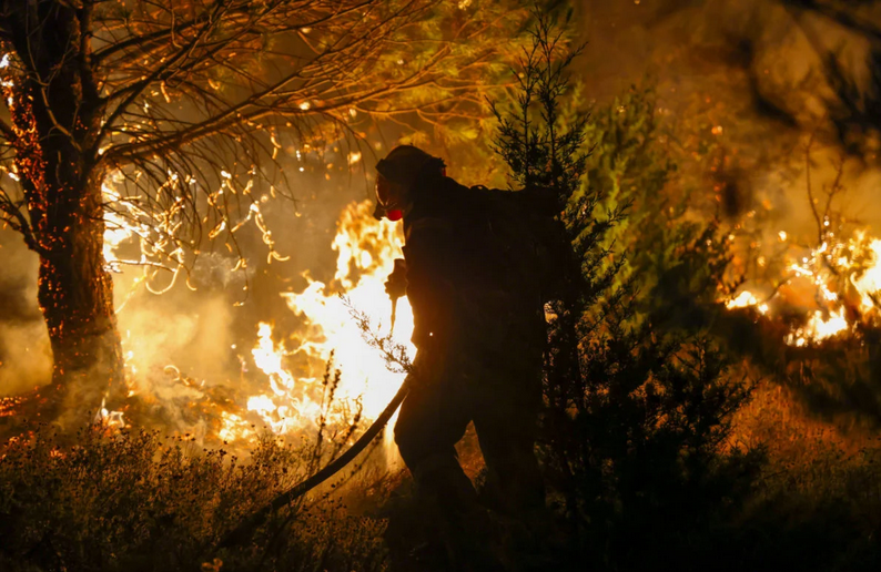 Φωτιές: Ολονύχτια μάχη με τις φλόγες σε Όλυμπο και Μάνη – Οριοθετήθηκε το πύρινο μέτωπο στην Ροδόπη