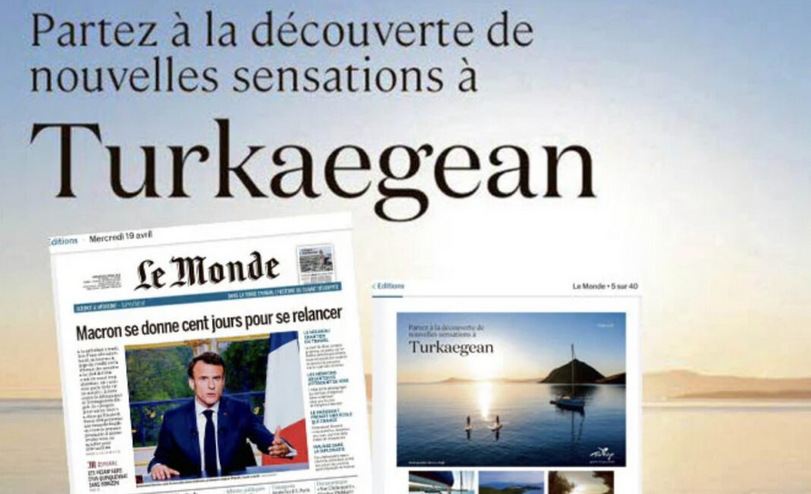 Νέα ολοσέλιδη καταχώρηση στη γαλλική Le Monde για το Turkaegean