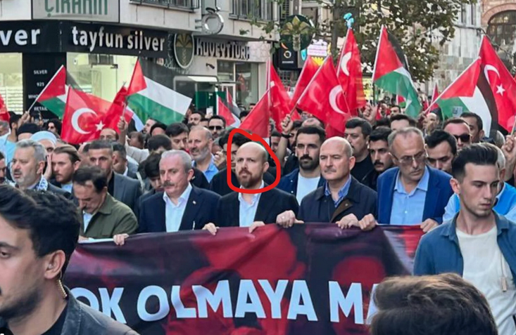 Παγκοσμια οργή απο την συμμετοχή του γιου και του γαμπρού του Ερντογαν σε διαδήλωση υπέρ της Χαμάς