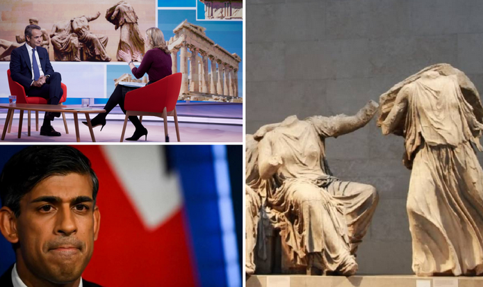 «Ψυχρός πόλεμος» για τα Γλυπτά του Παρθενώνα: Το παρασκήνιο της κόντρας Μητσοτάκη – Σούνακ