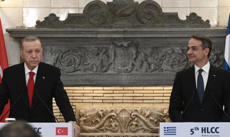 Εριστικός ο Τούρκος Πρόεδρος στις κοινές δηλώσεις με τον Κυριάκο Μητσοτάκη